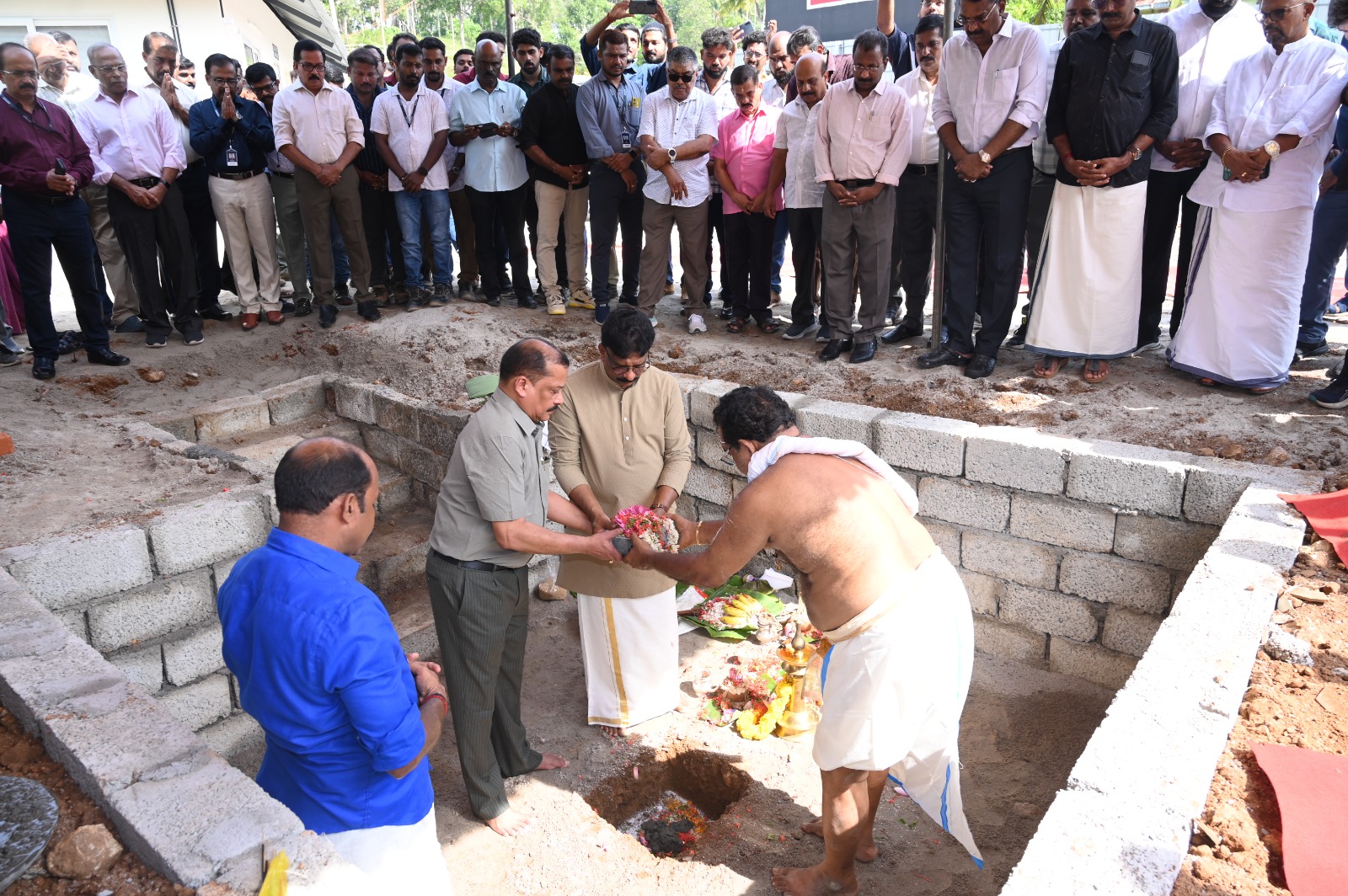 Stone Laying of Artech Serenity, Near Mannanthala, Trivandrum.